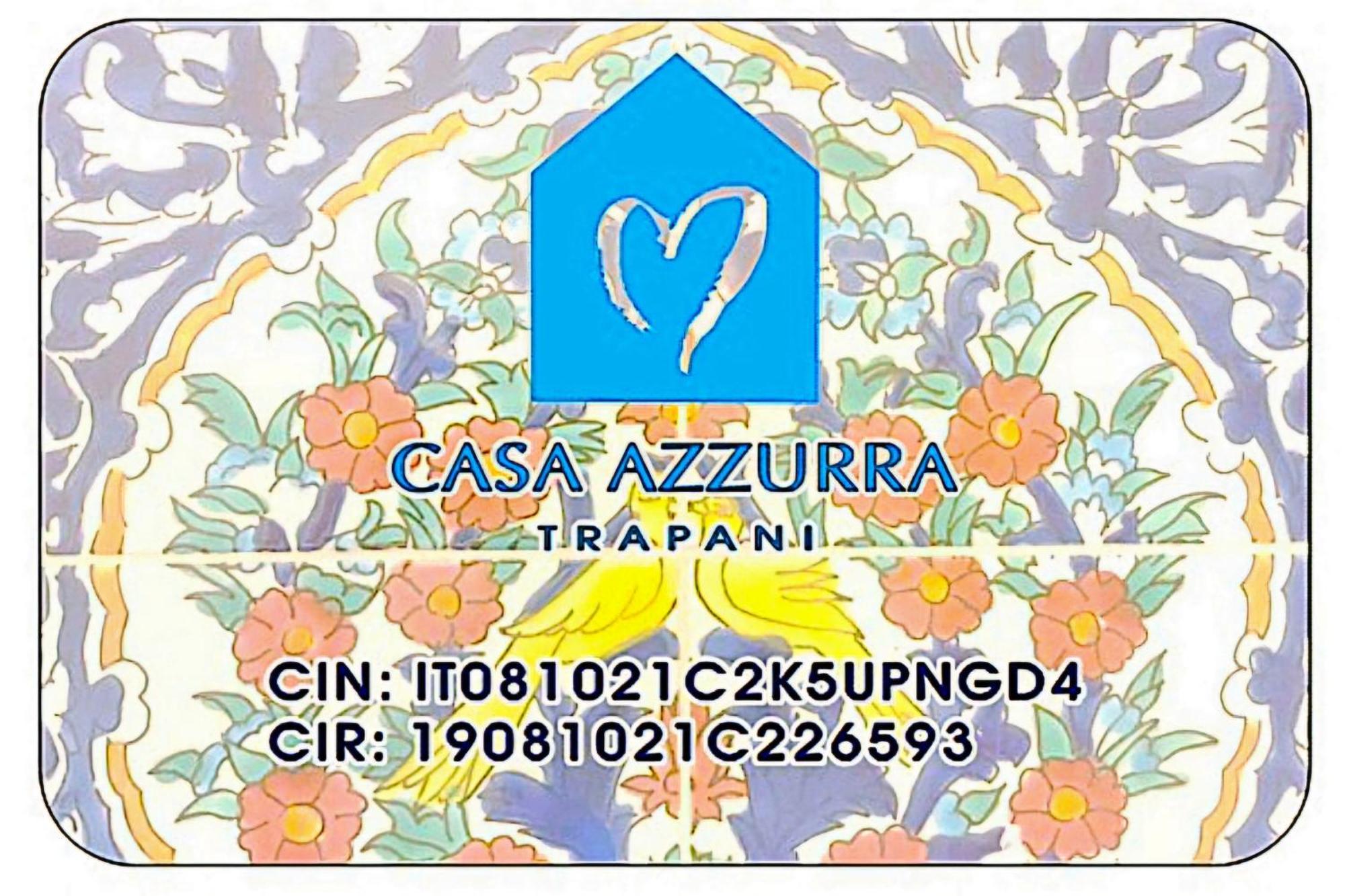 Appartement Casa Azzurra à Trapani Extérieur photo